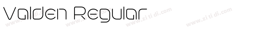 Valden Regular字体转换 Valden Regular字体转换